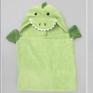🆕 Green Dinosaur Hooded Towel